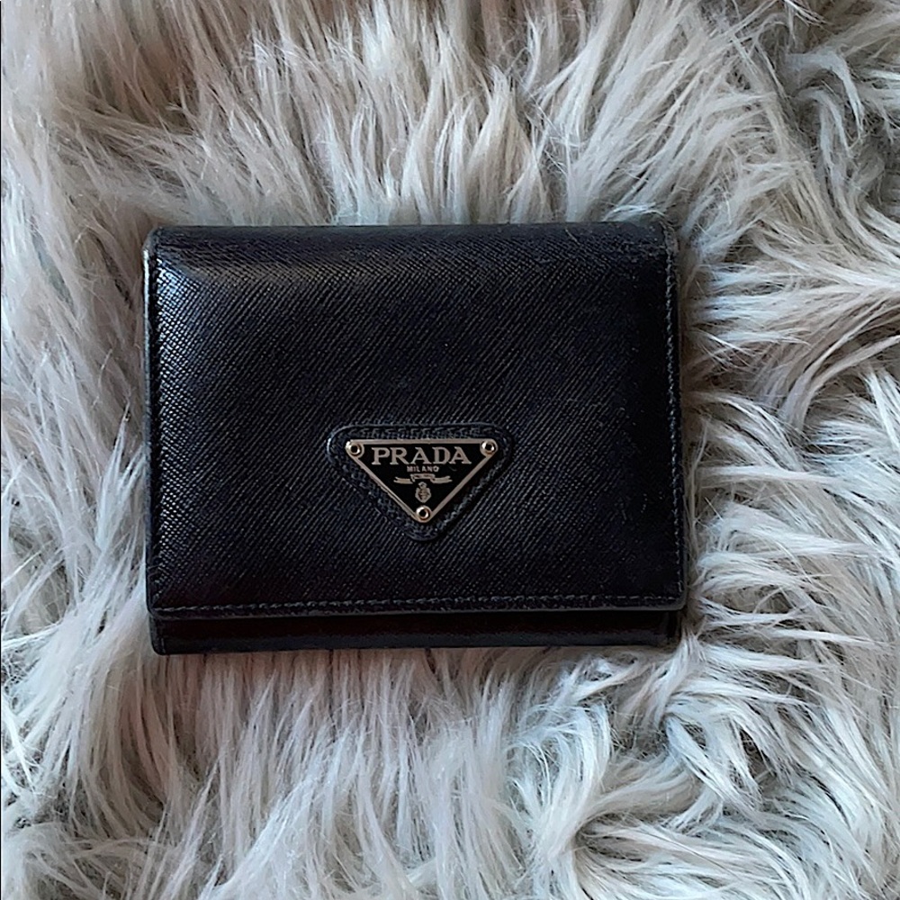 Authentic Prada Trifold Wallet